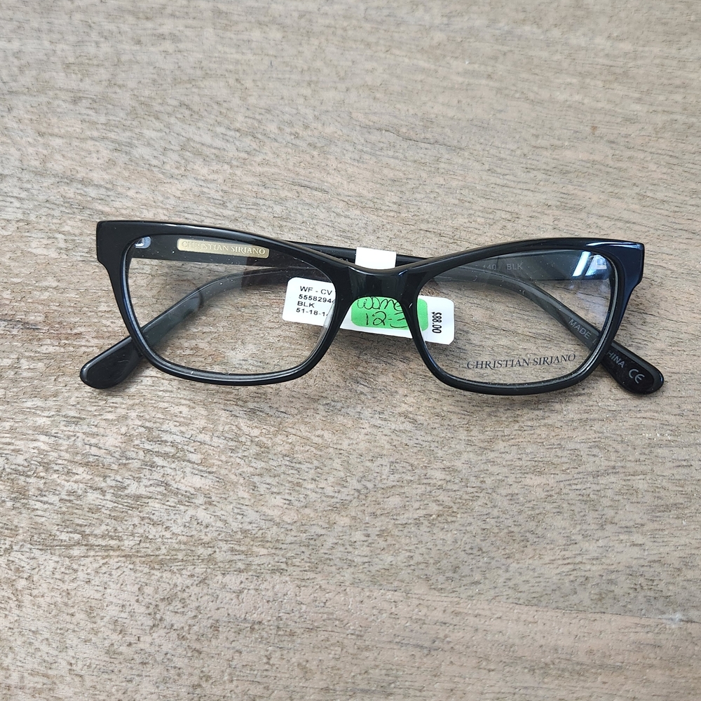 Christian Siriano Black Women's Glasses